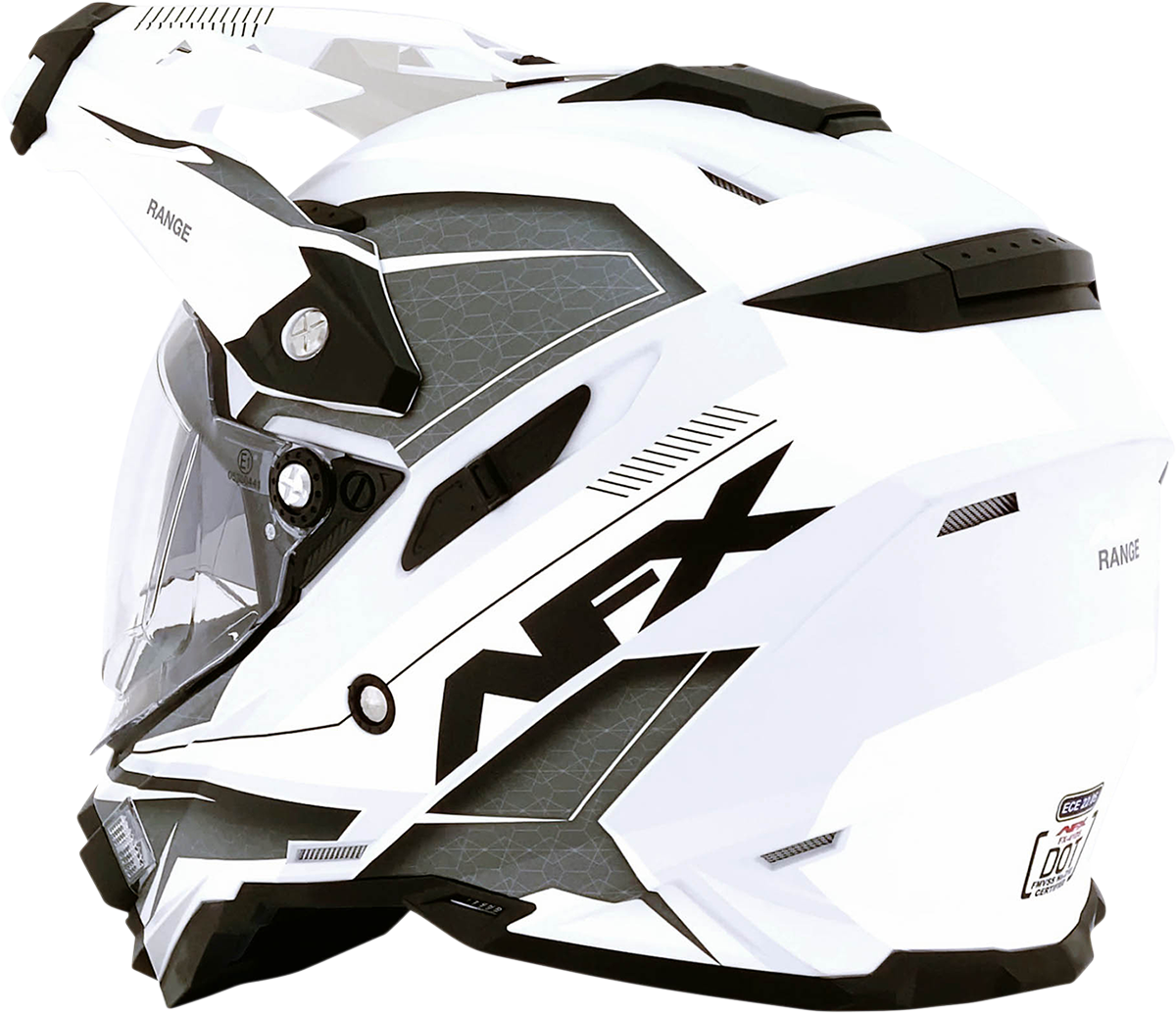 AFX FX-41 Dual Sport Adventure Helmet Range Matte White
