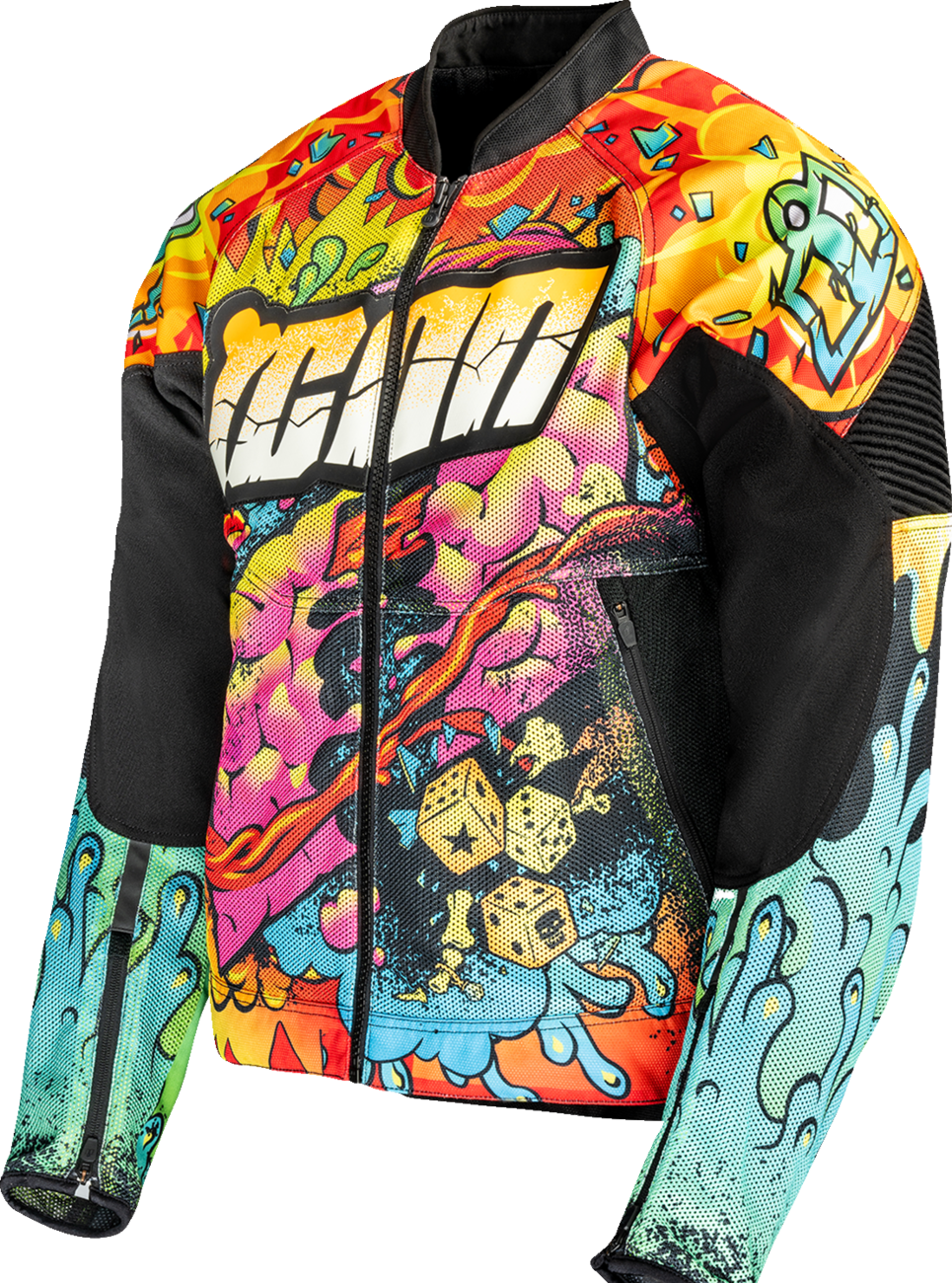 ICON Overlord 3 Scatterbrain Mesh Jacket Black
