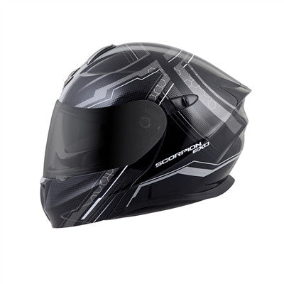 Scorpion 2017 EXO-GT920 Satellite Full Face Helmet - Silver