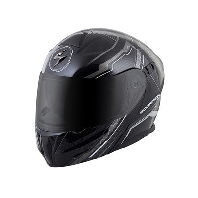 Scorpion 2017 EXO-GT920 Satellite Full Face Helmet - Silver