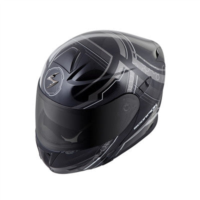 Scorpion 2017 EXO-GT920 Satellite Full Face Helmet - Silver