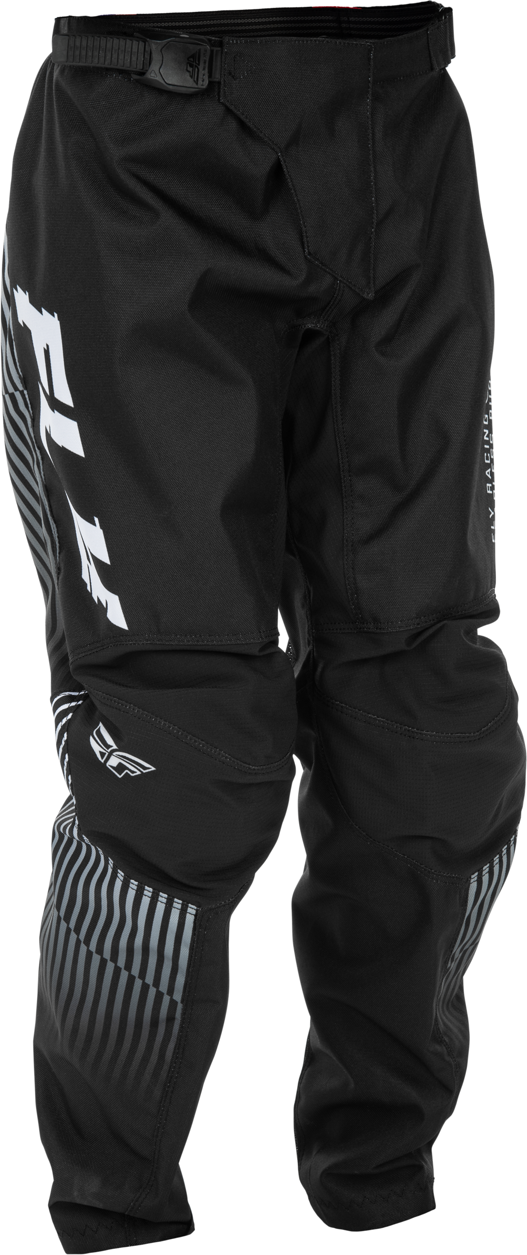 FLY Racing 2026 Youth F-16 Black/White Jersey Pant Combo