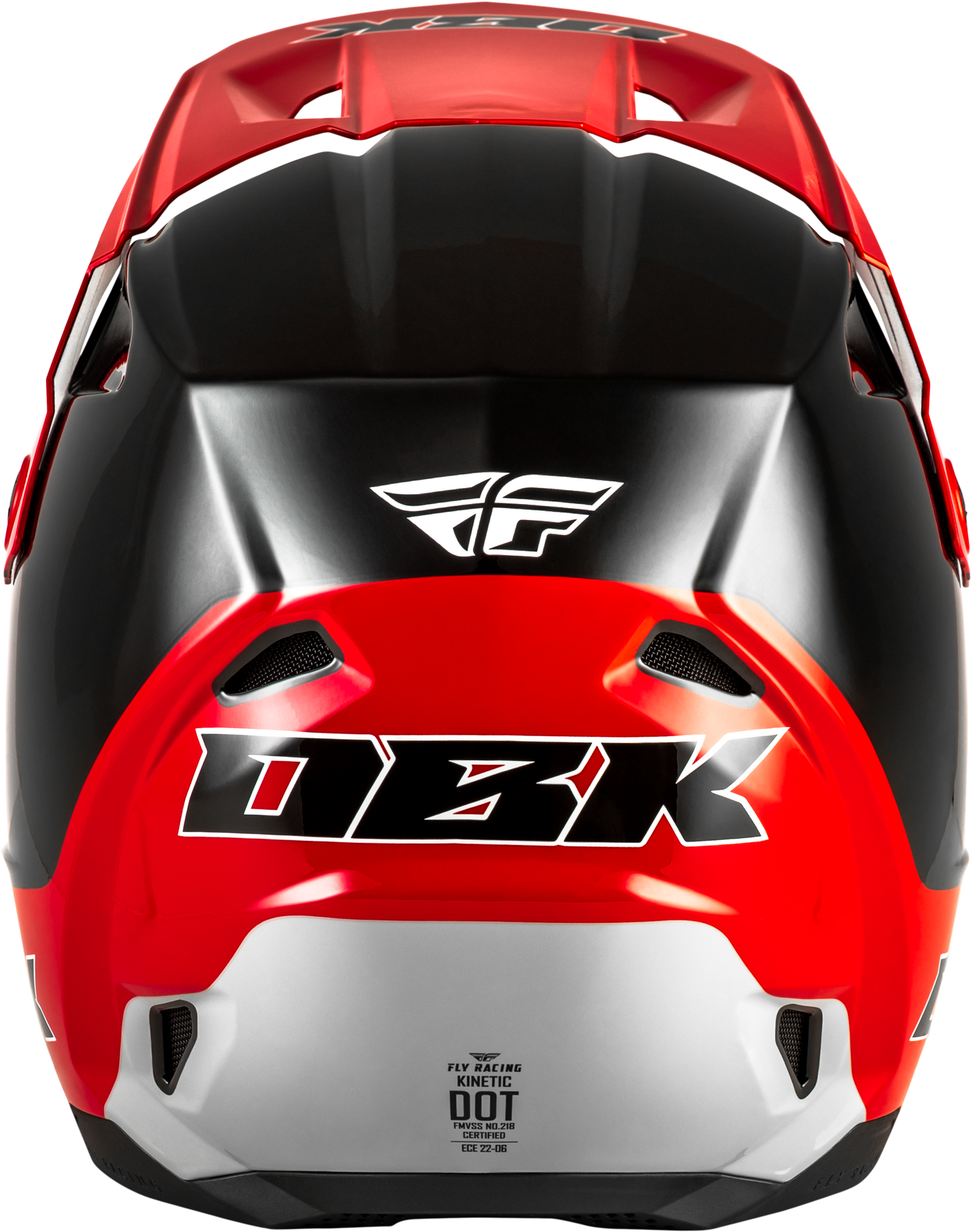 FLY Racing 2026 Kinetic DBK Helmet Black/Red/Grey