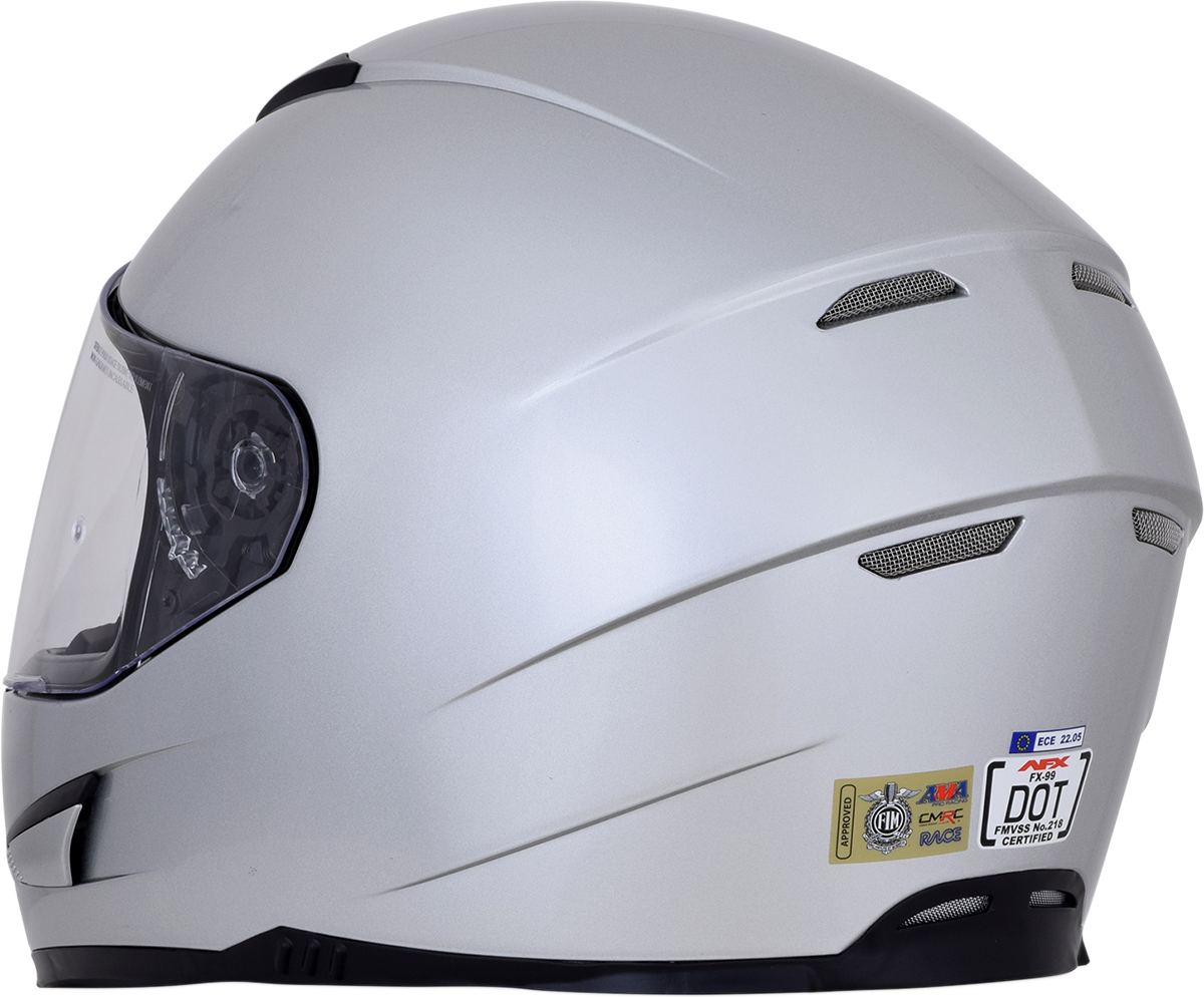 AFX FX-99 Full Face Helmet Silver
