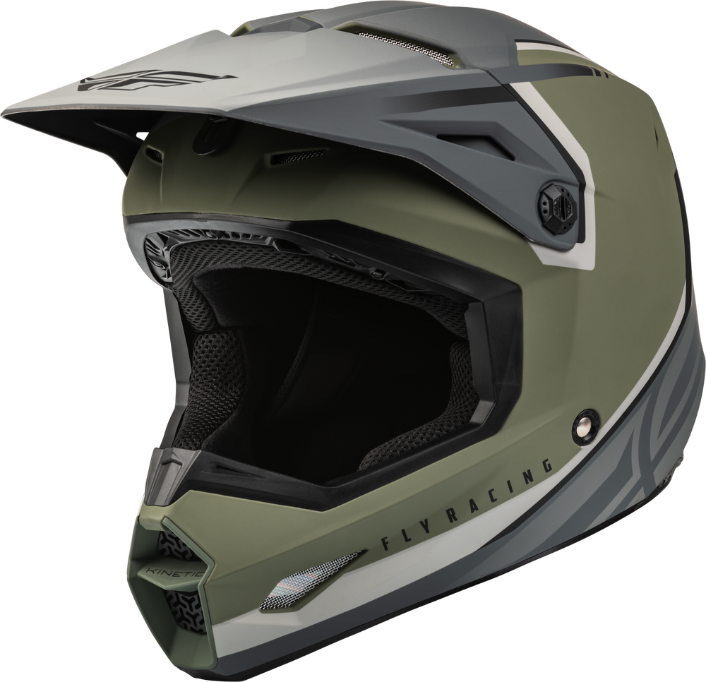fly kinetic youth motorcycle helmet FLY Racing 2023 Youth Kinetic Vision Offroad Helmet Matte Olive Green/ – Motocrossgiant