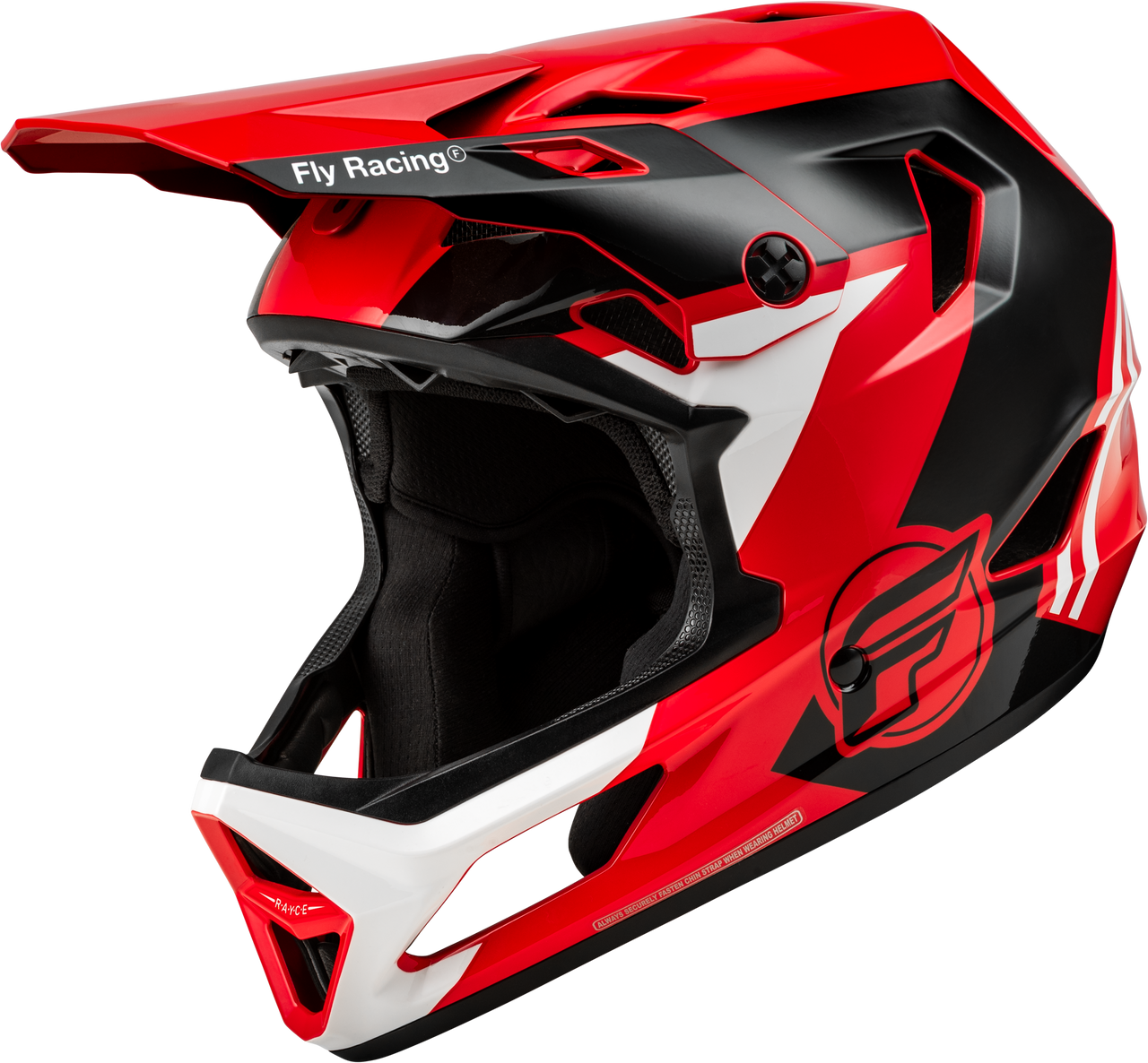 FLY Racing 2025 Rayce Bicycle Helmet Red/Black/White
