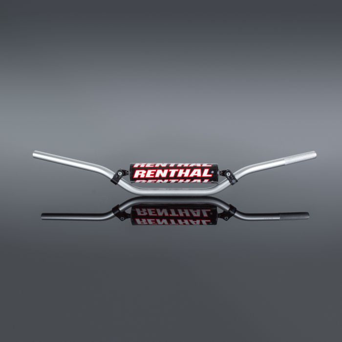 Renthal - 677-01-SI-03-219 - 677 7/8" Handlebar Silver - Padded