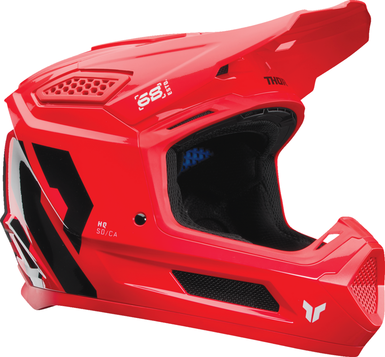 Thor 2025 Fleet Helmet Forge Red