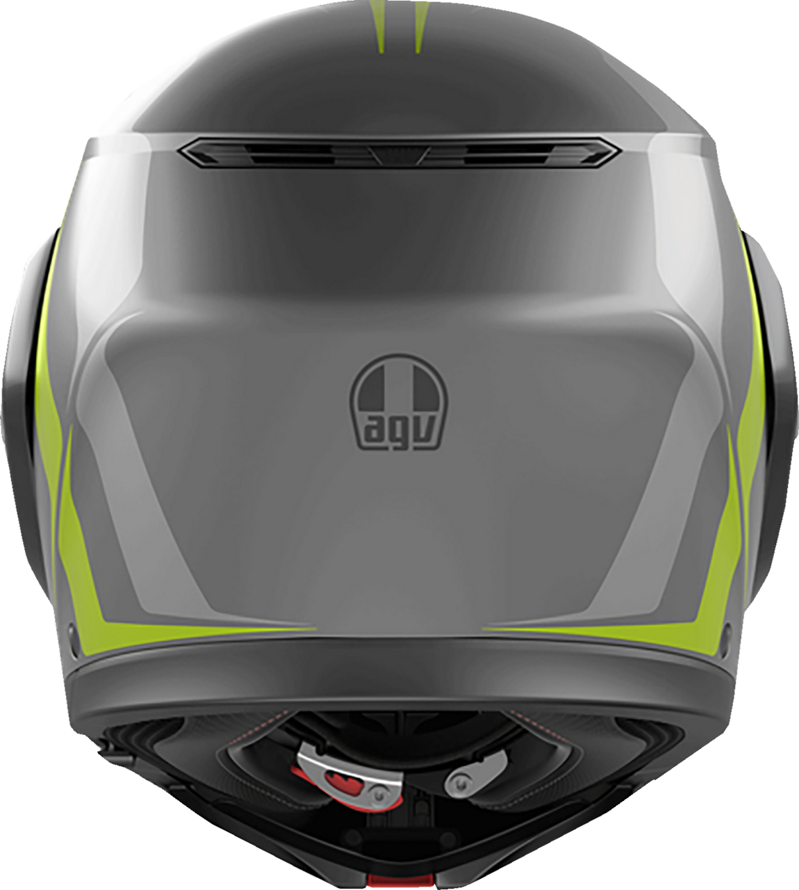 AGV Streetmodular Modular Helmet Resia Matte Gray/Black/Yellow Fluo