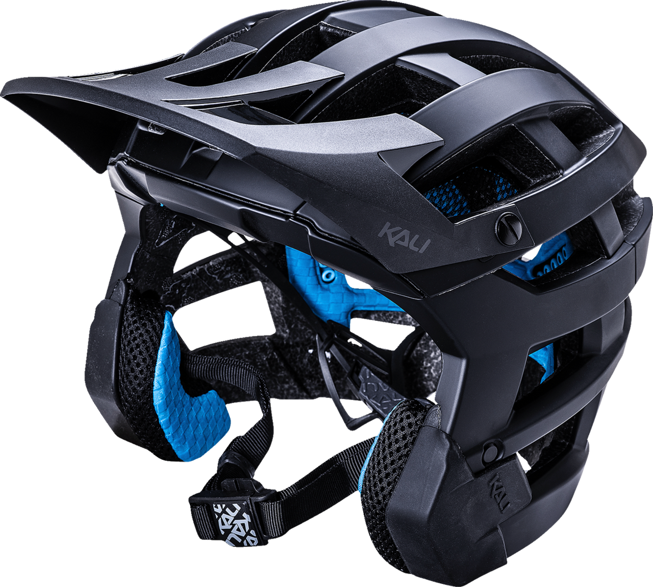 Kali Open Face Invader Bicycle Helmet Black