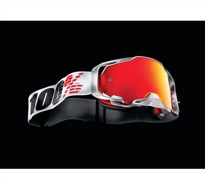 100% Armega Offroad Goggle - Lightsaber/Red Mirror Lens