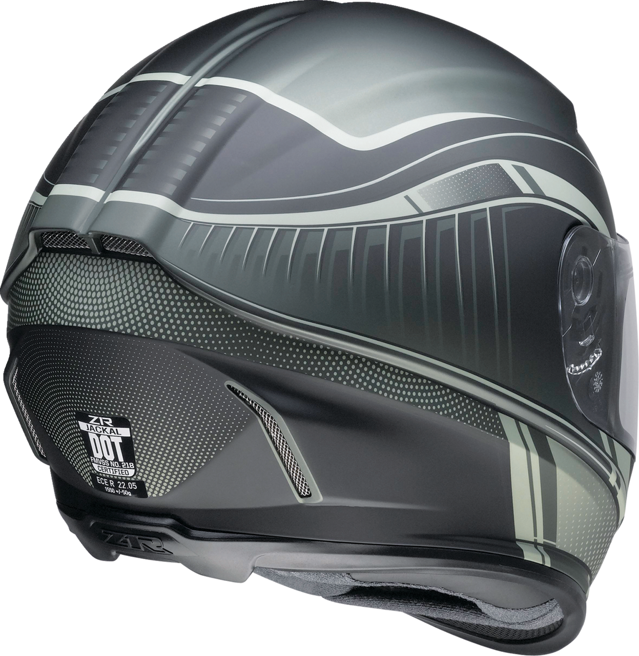 Z1R Jackal Dark Matter Full Face Helmet Green