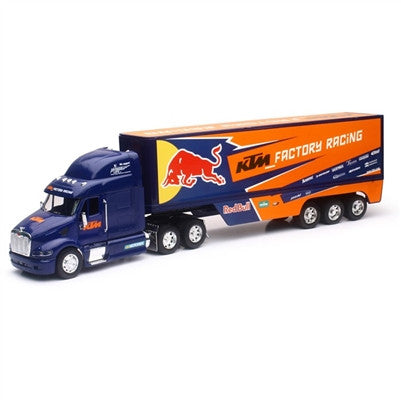 New Ray Replica 1:32 Scale Semi Truck 17 Red Bull KTM Race Truck