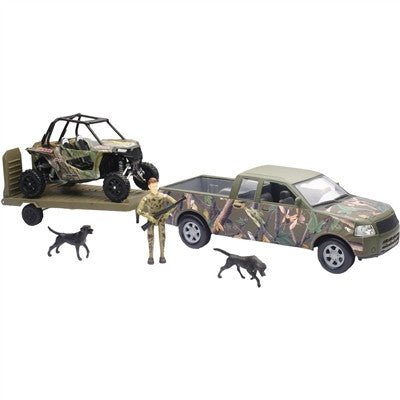 New Ray Replica 1:18 Scale Truck/Trailer/UTV Truck Camo/UTV Camo