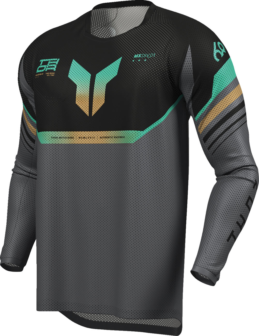 Thor 2026 Launchmode Air Raptor Black/Charcoal Jersey Pant Combo