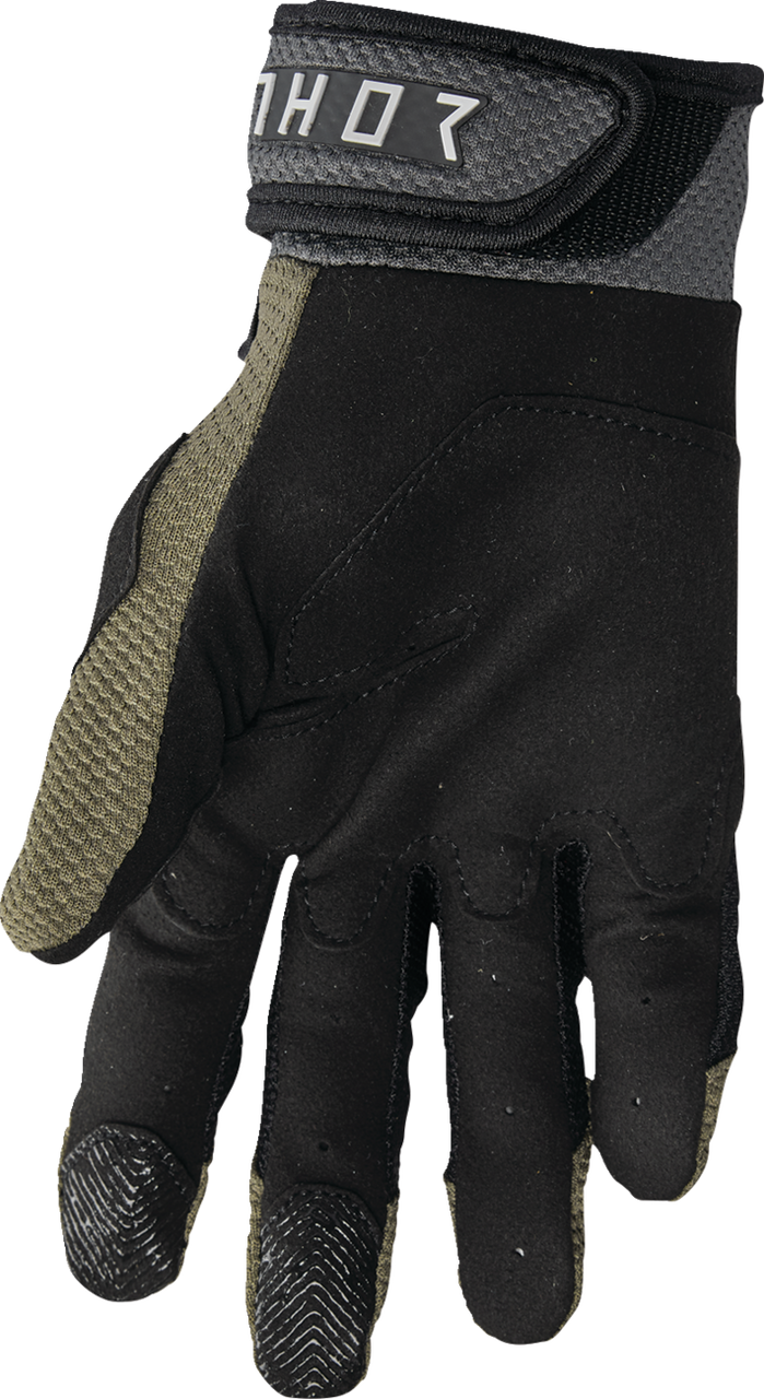 Thor 2025 Terrain Gloves Army/Charcoal