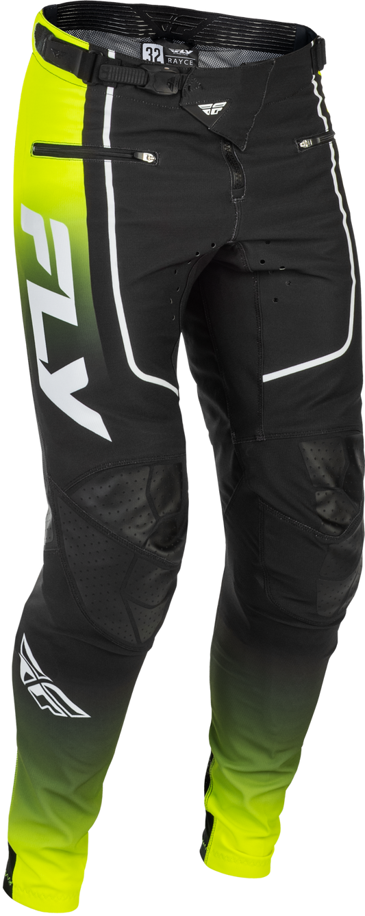 FLY Racing 2026 Youth Rayce Bicycle Pant Lime/Black/White
