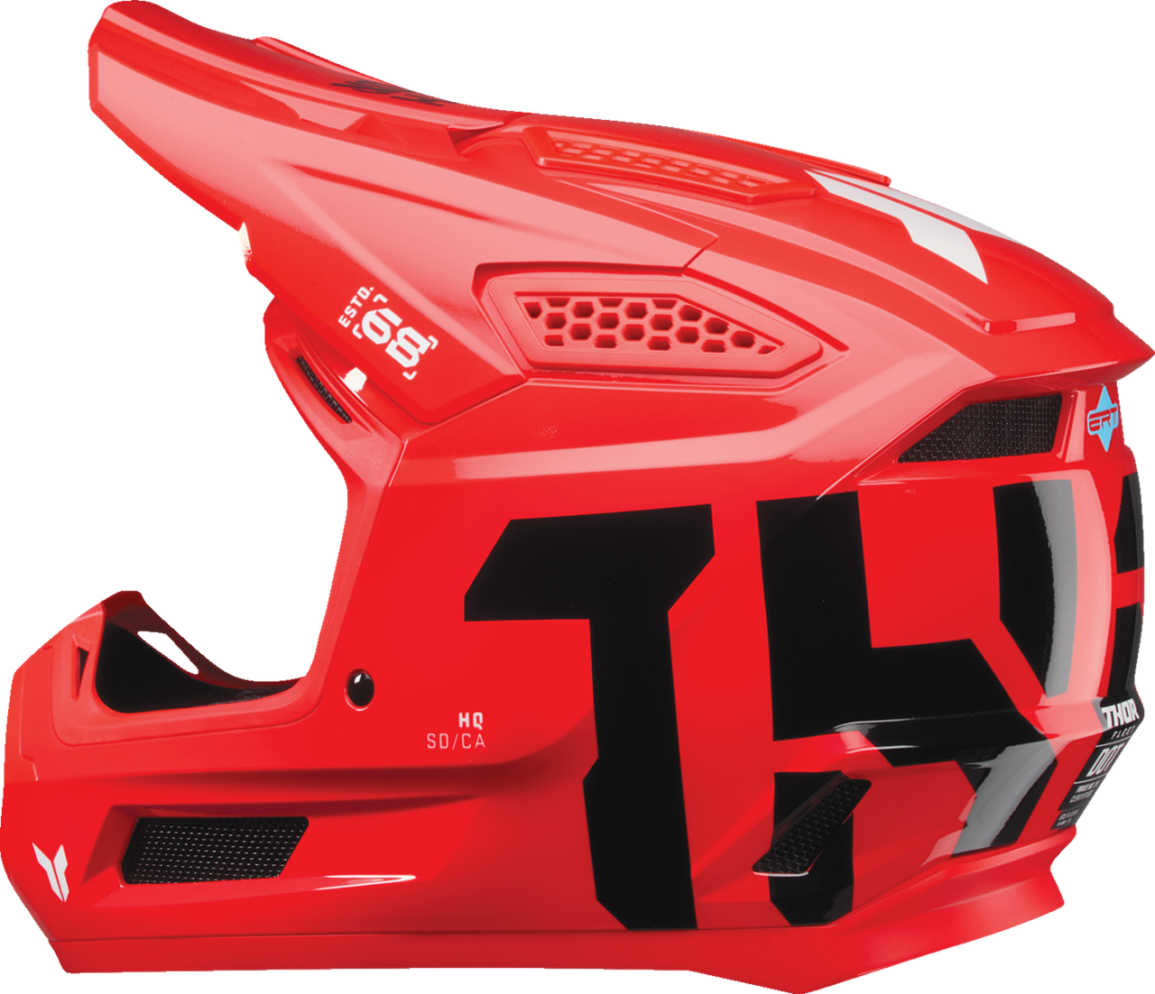 Thor 2025 Fleet Helmet Forge Red