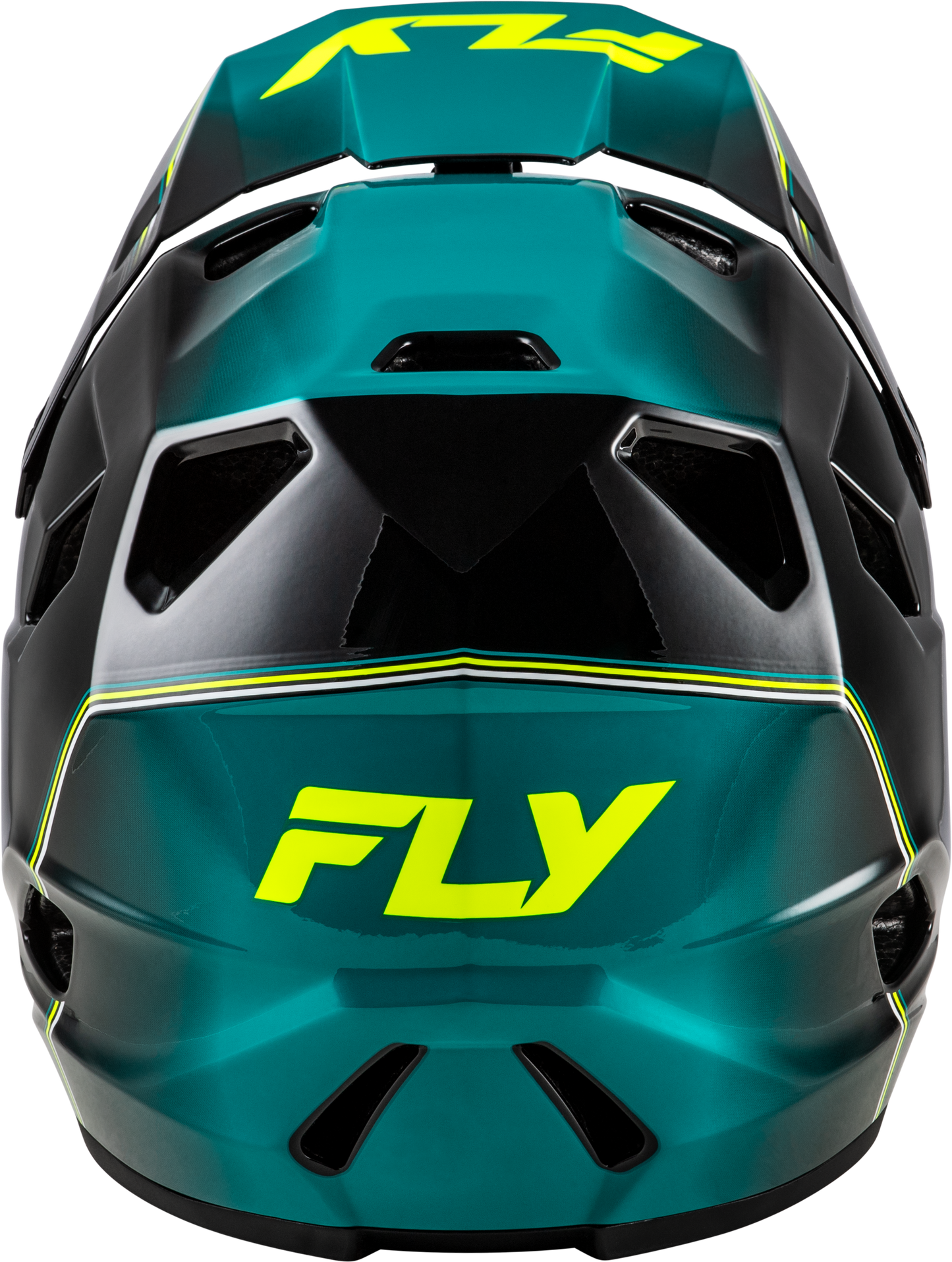 FLY Racing 2026 Rayce Repeat Bicycle Helmet Black/Teal/Hi-Vis