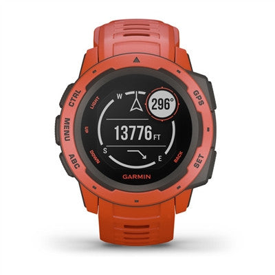 Garmin Instinct Outdoor GPS Watch - Flame Red 010-02064-02