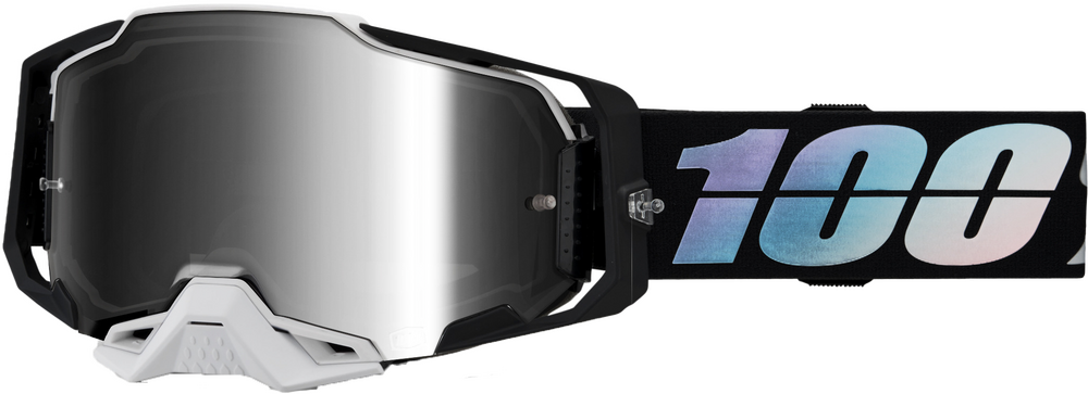 100% - 50005-00019 - ARMEGA GOGGLE KRISP MIRROR SILVER LENS