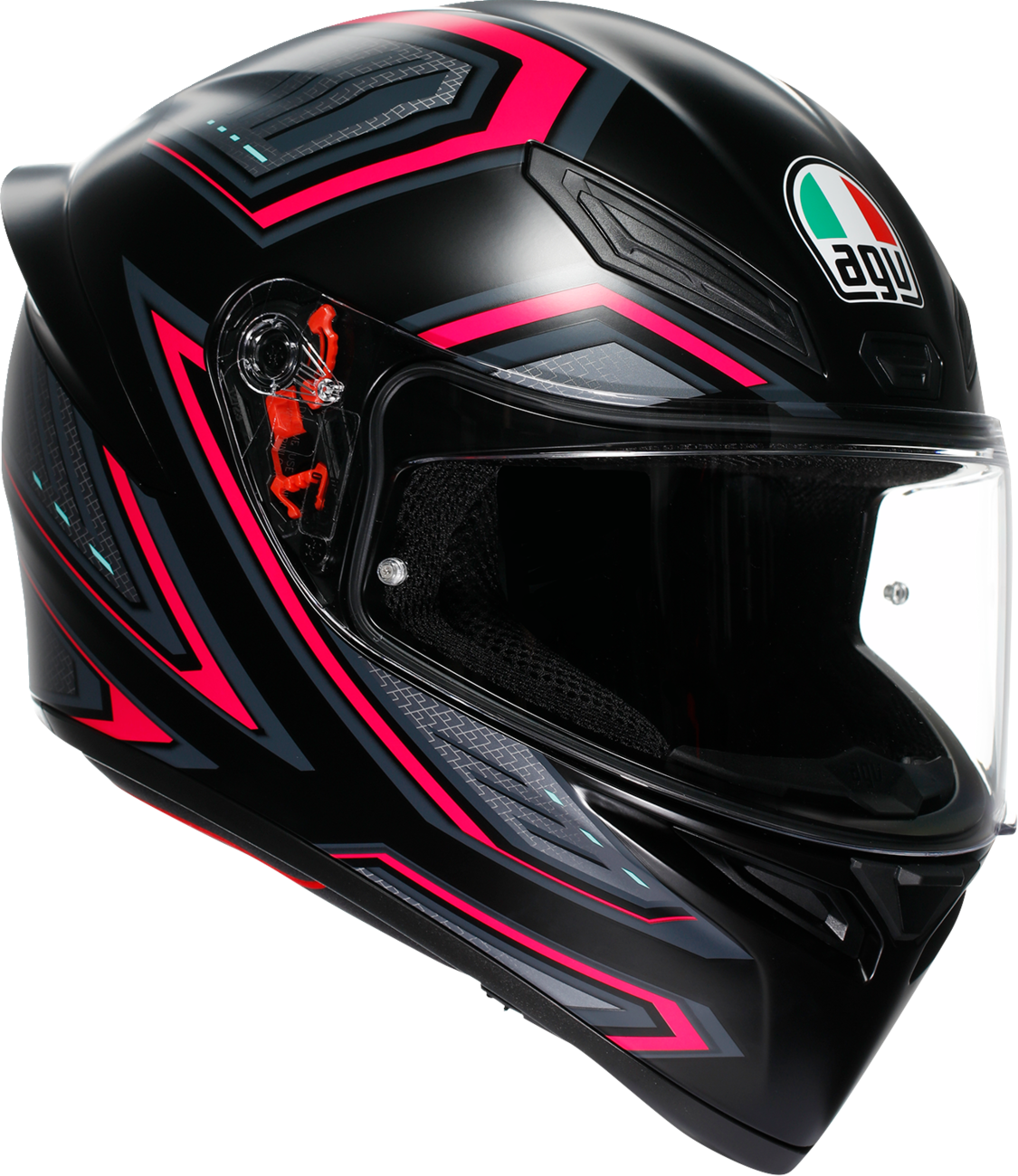 AGV K1 S Full Face Helmet Sling Matte Black/Pink