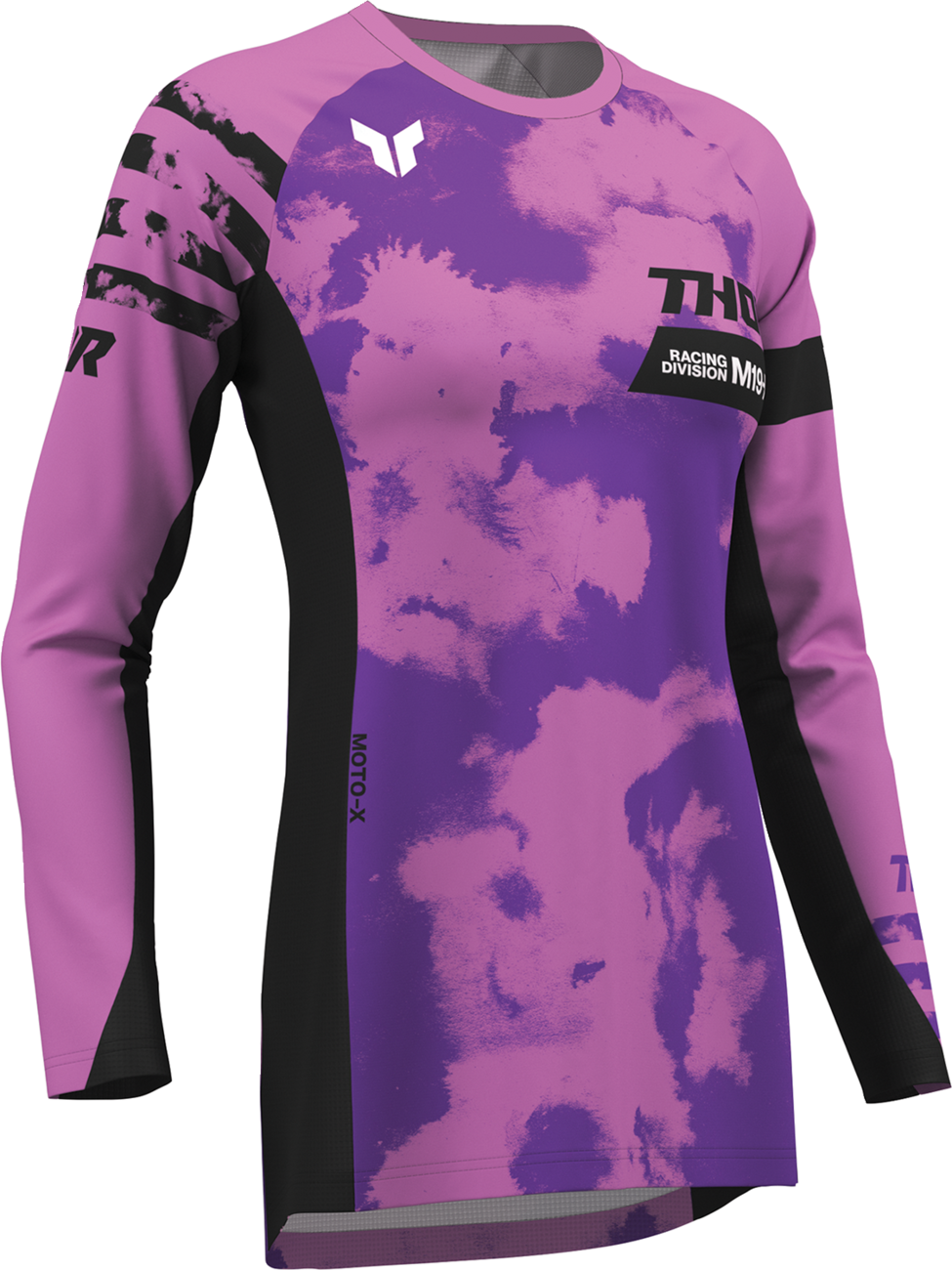 Thor 2026 Womens Launchmode Bleach Black/Orchid Jersey Pant Combo