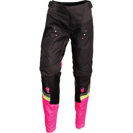 Thor 2023 Womens Pulse Rev Pant - Charcoal/Pink