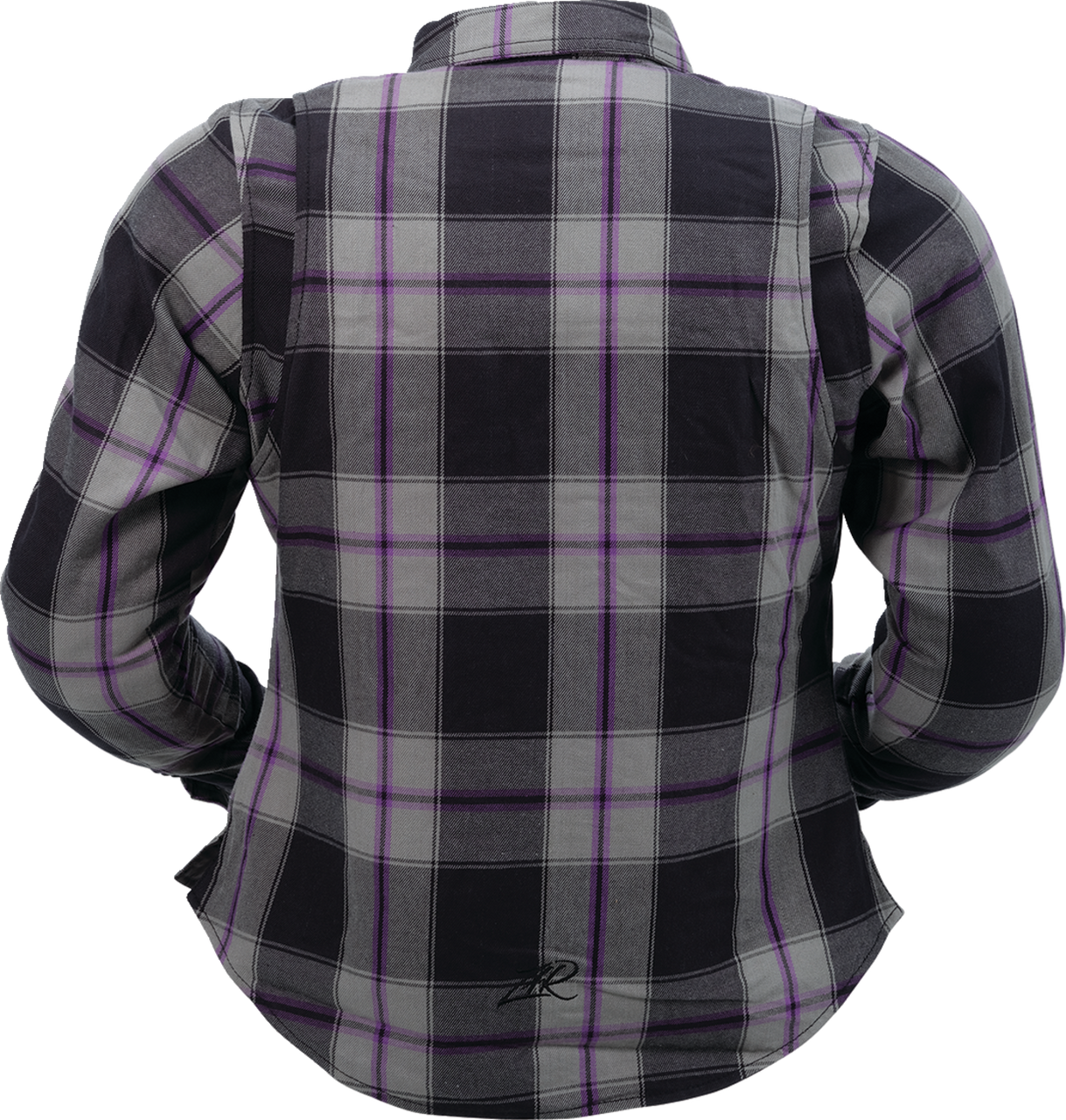 Z1R Womens Ashwood Flannel Riding Shirt Purple