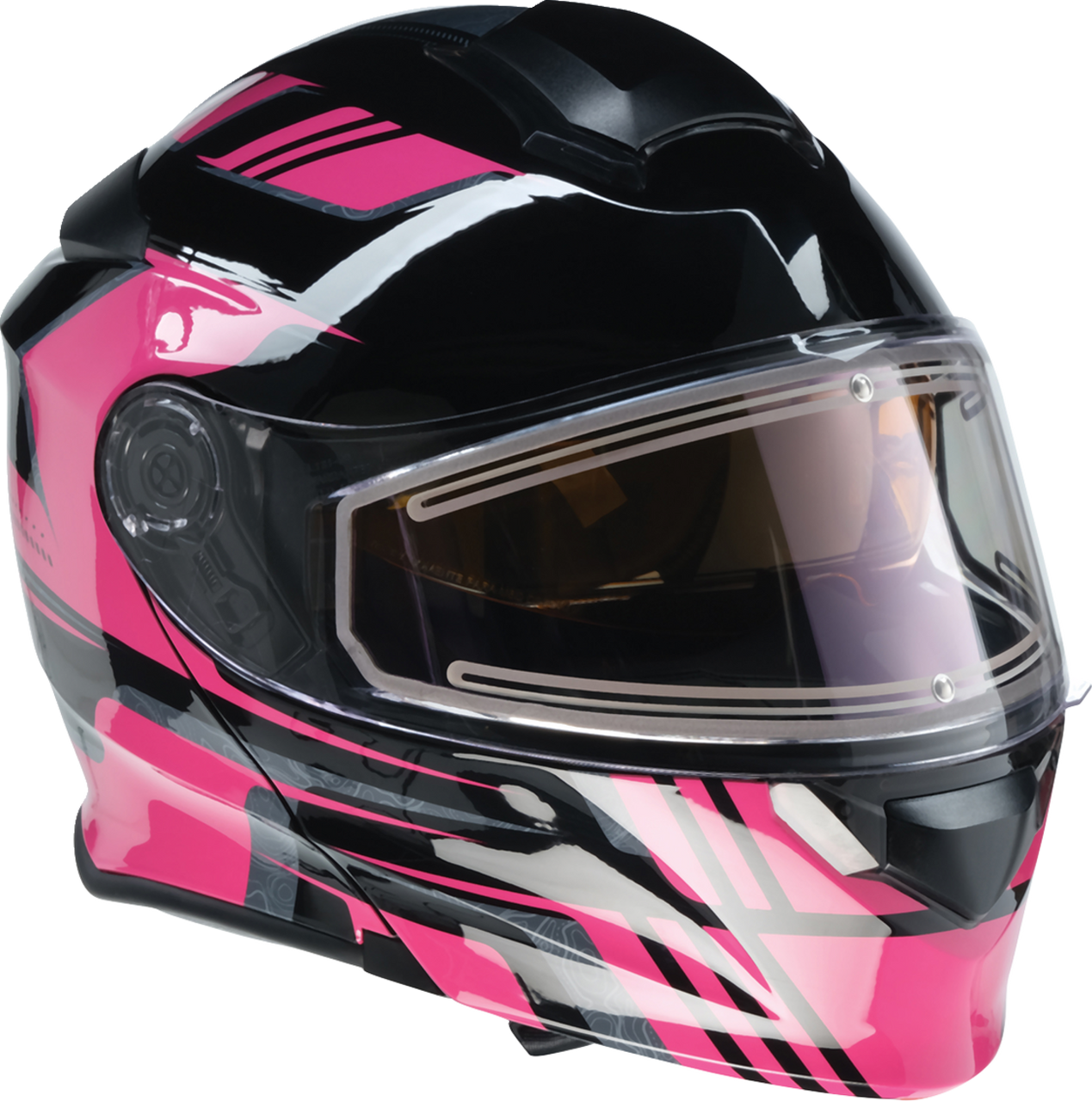 Z1R Solaris First Tracks Modular Electric Snow Helmet Black/Pink