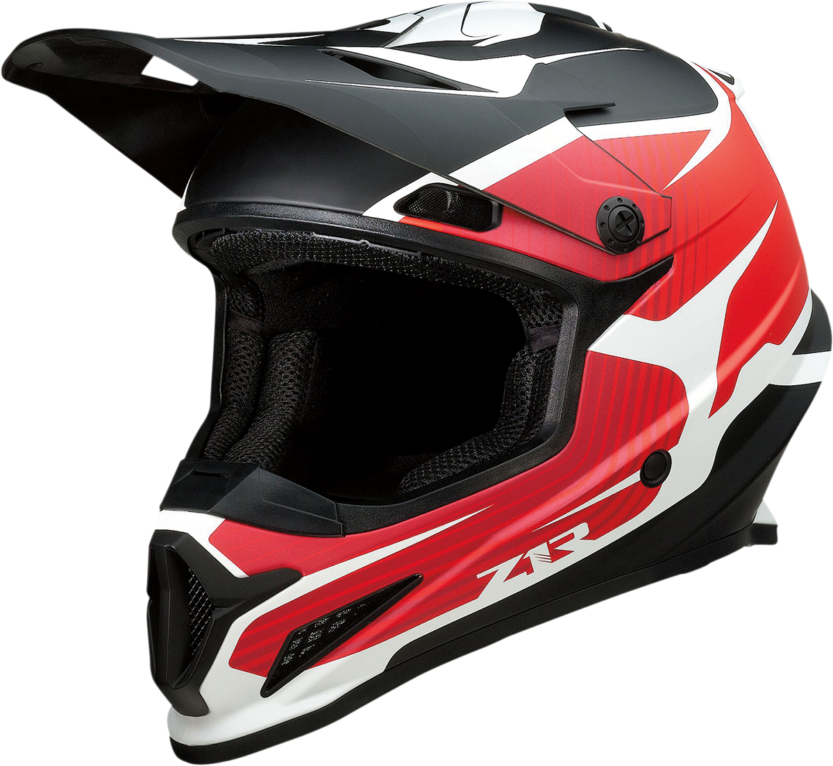 Z1R Rise Flame Offroad Helmet Red