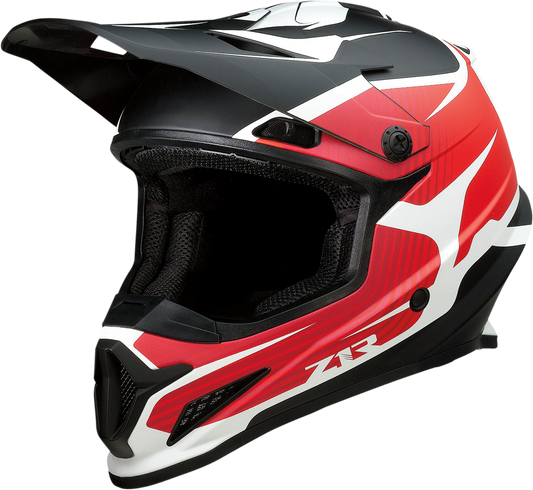 Z1R Rise Flame Offroad Helmet Red