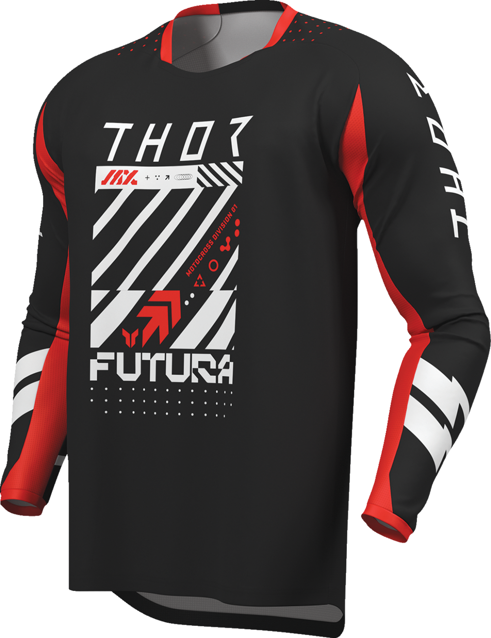 Thor 2026 Launchmode Futura Black/Red Jersey Pant Combo