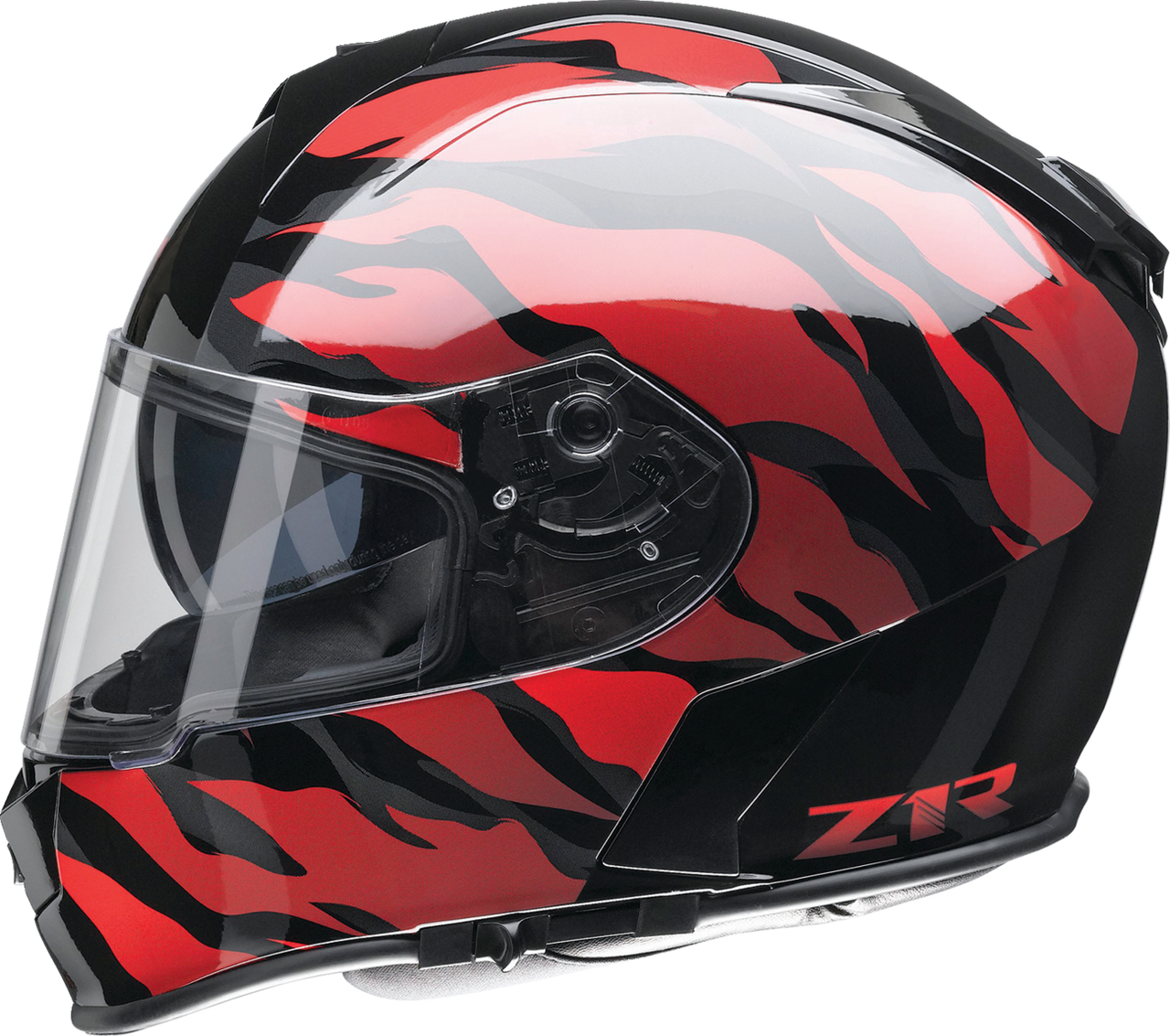 Z1R Warrant Panthera Full Face Helmet Black/Red