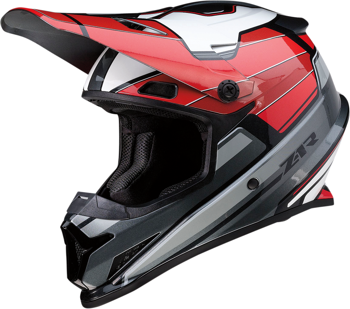 Z1R Rise MC Offroad Helmet Red/Gray