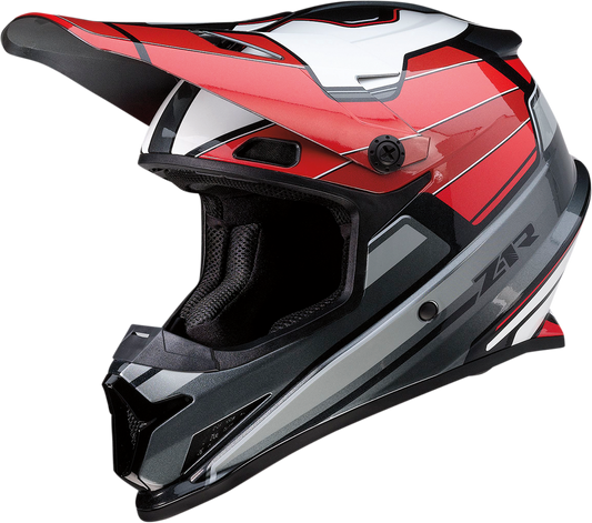 Z1R Rise MC Offroad Helmet Red/Gray
