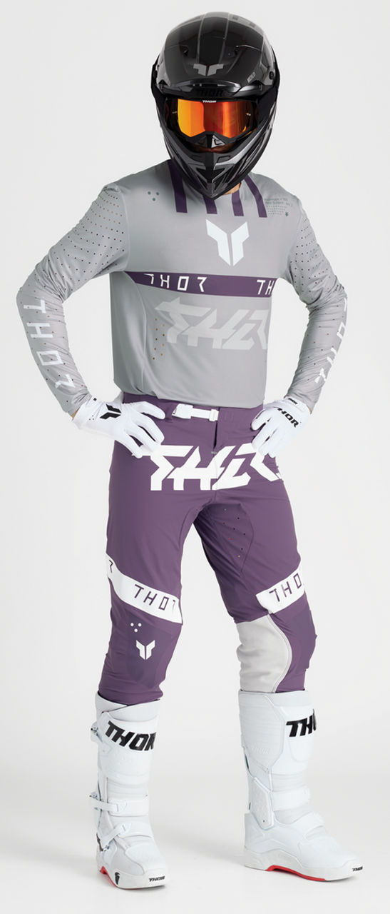 Thor 2025 Sportmode Jersey Pant Combo Flite Gray/Purple