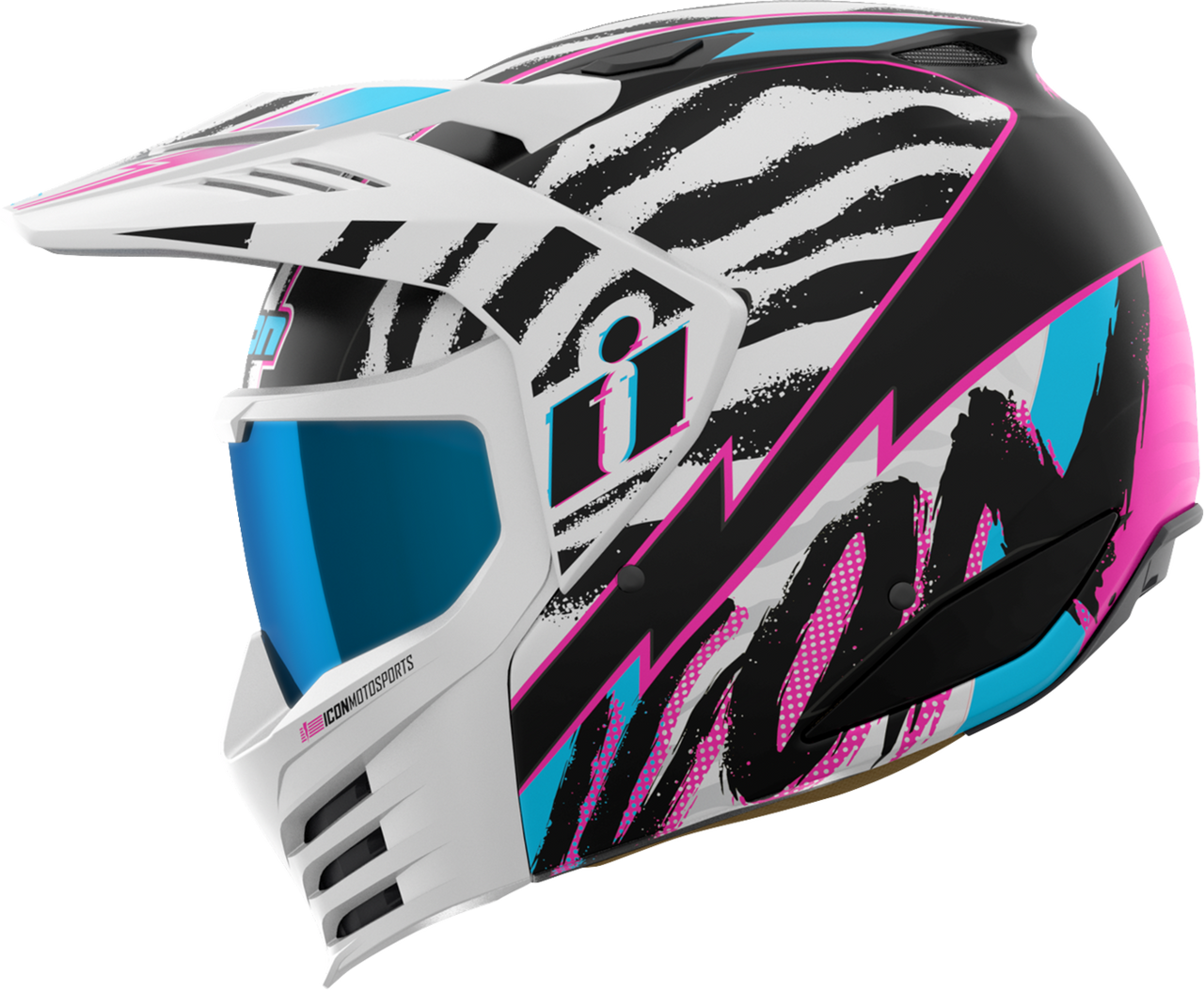 Icon Elsinore Helmet Rad Dawn White
