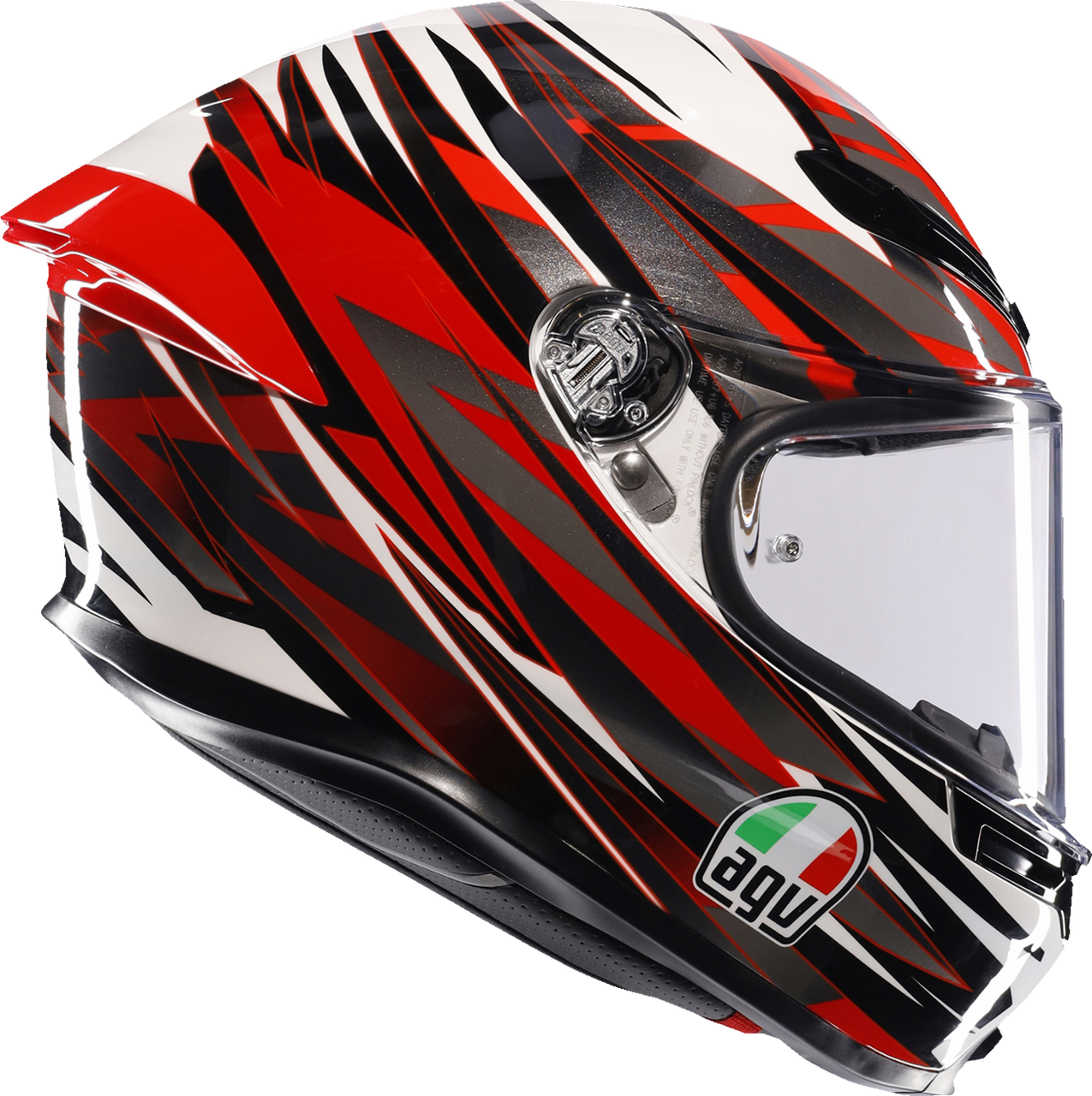 AGV K6 S Full Face Helmet Reeval White/Red/Gray