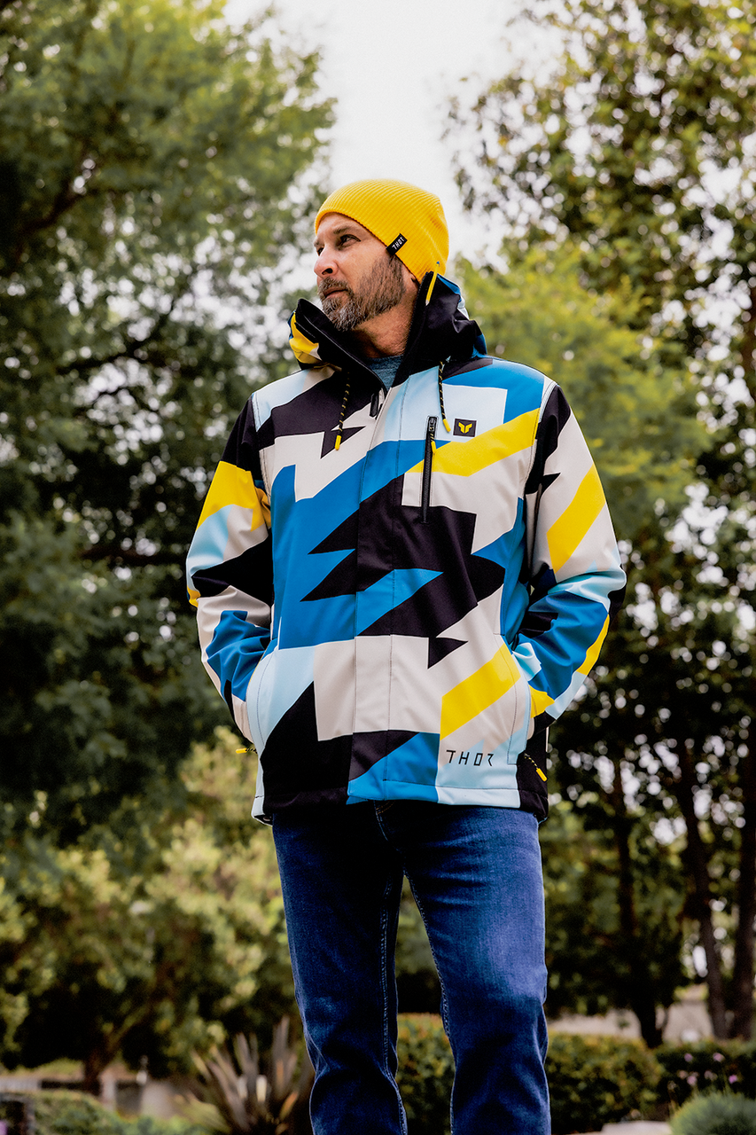 Thor Brave Heavyweight Tour Jacket Blue/Yellow
