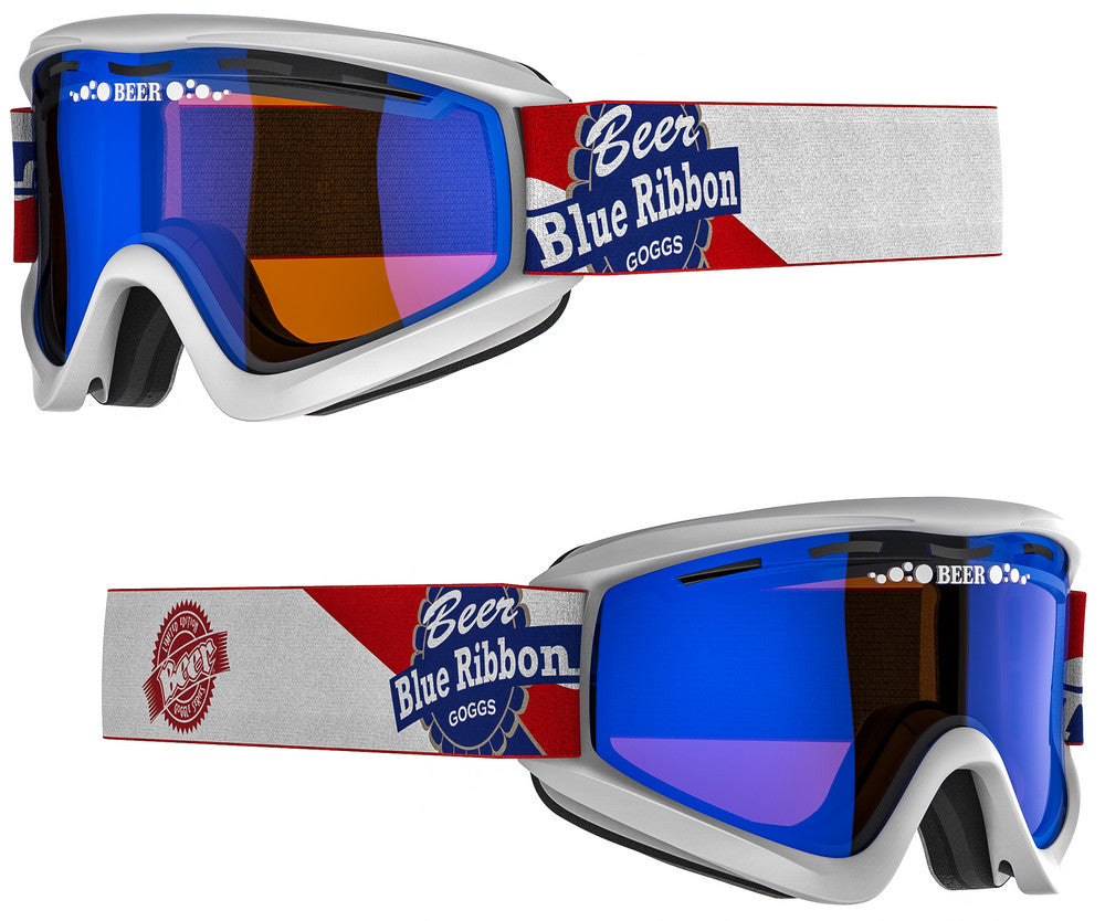 BEER OPTICS - 067-06-815 - COLD PBRB GOGGLE BLUE MIRROR