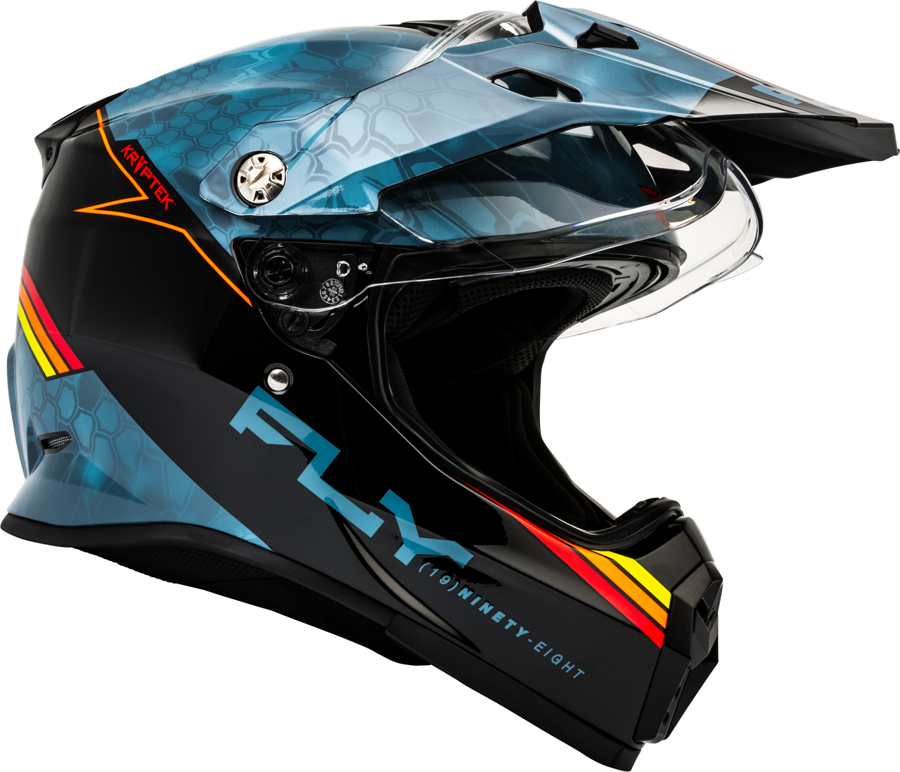 FLY Racing 2025 Trekker Conceal Helmet Slate/Black/Red