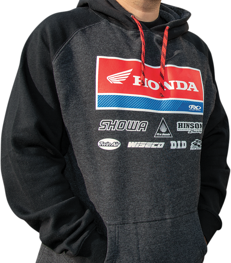 Factory Effex Honda Racewear Pullover Charcoal-Black