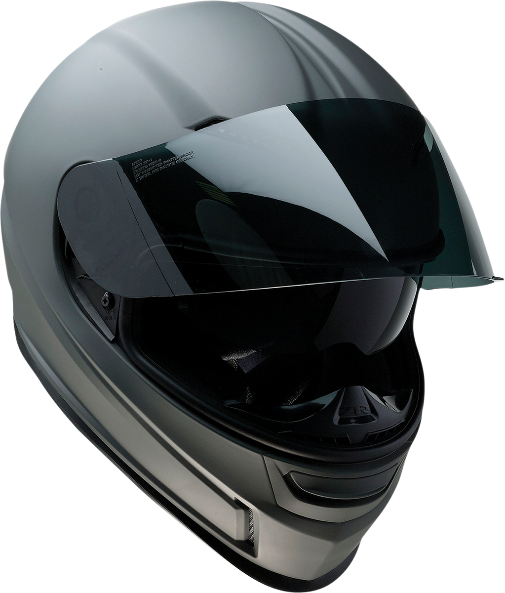 Z1R Jackal Smoke Full Face Helmet Primer Gray