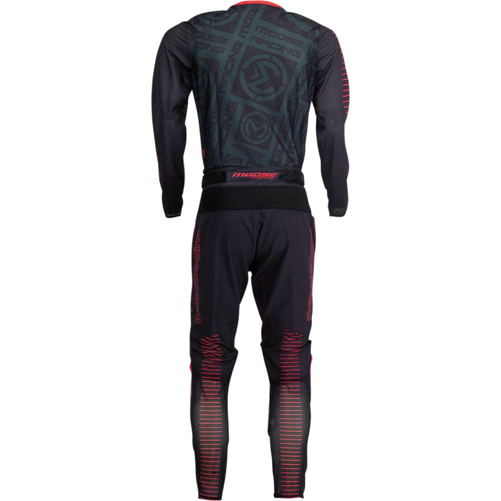 Moose Racing 2022 Sahara Jersey Pant Combo Black/Red