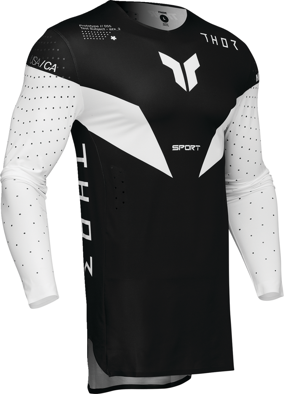 Thor 2025 SPORTMODE Strike Jersey Black