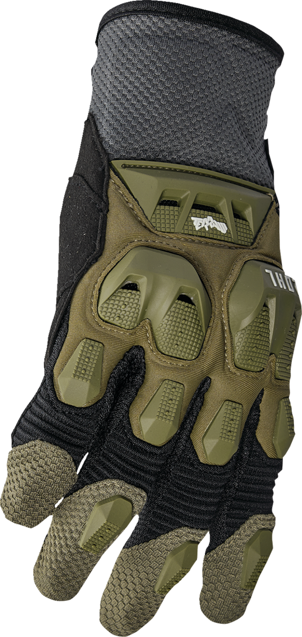Thor 2025 Terrain Gloves Army/Charcoal