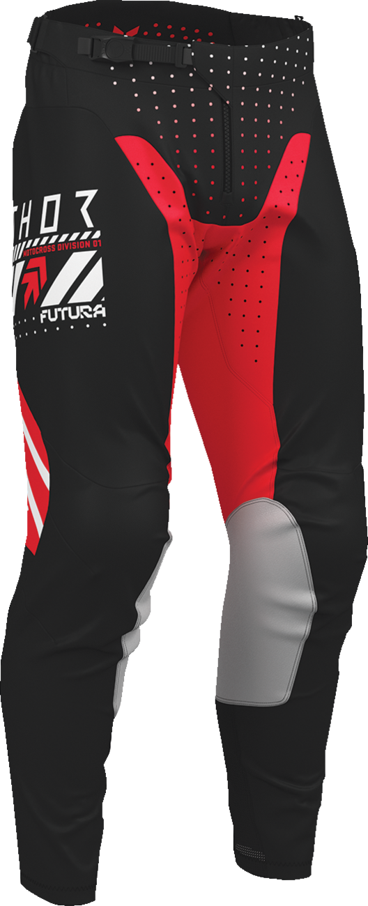 Thor 2026 Launchmode Futura Black/Red Jersey Pant Combo