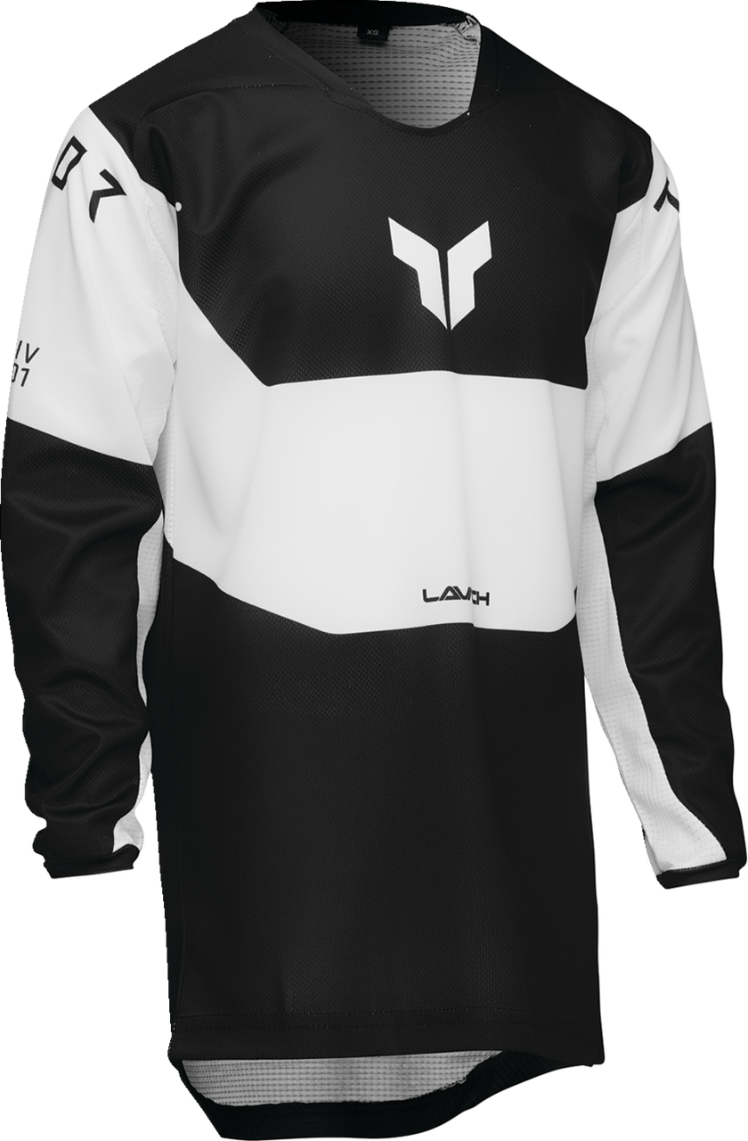 Thor 2025 Youth LAUNCHMODE Storm Jersey Black
