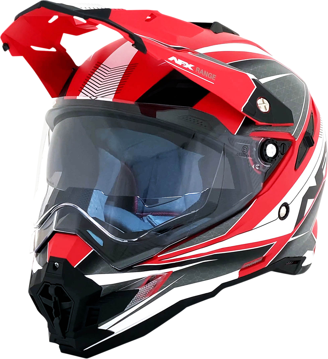 AFX FX-41 Dual Sport Adventure Helmet Range Matte Red